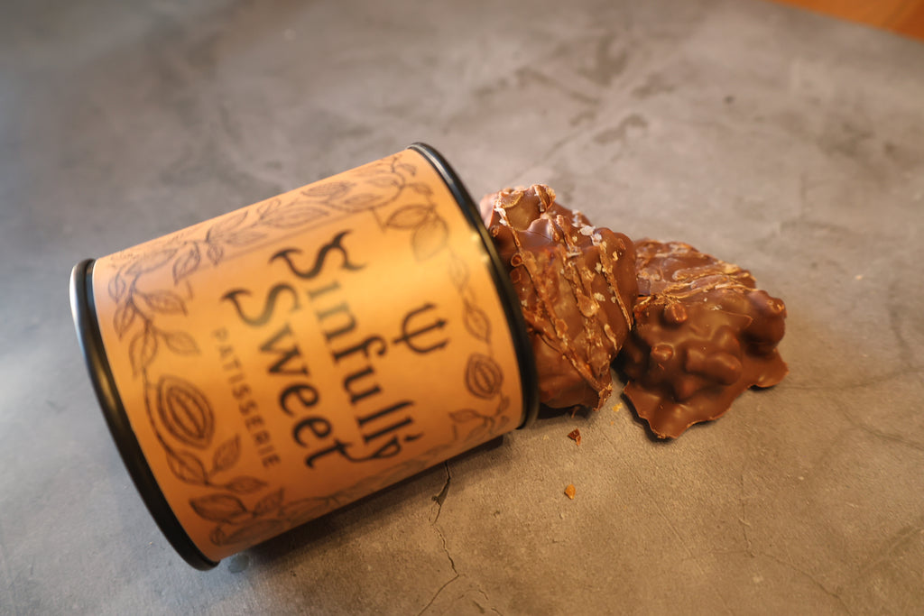 Salted caramel pretzel clusters
