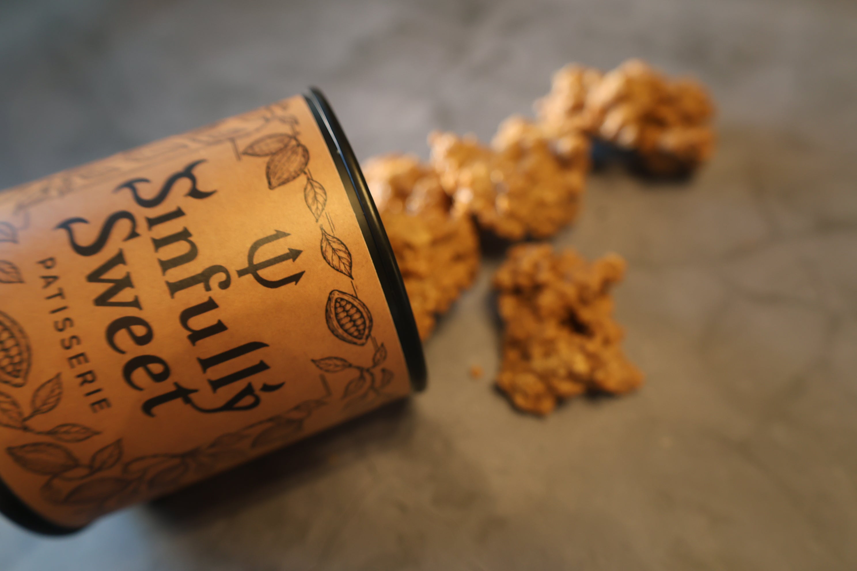 Caramelised Biscoff clusters