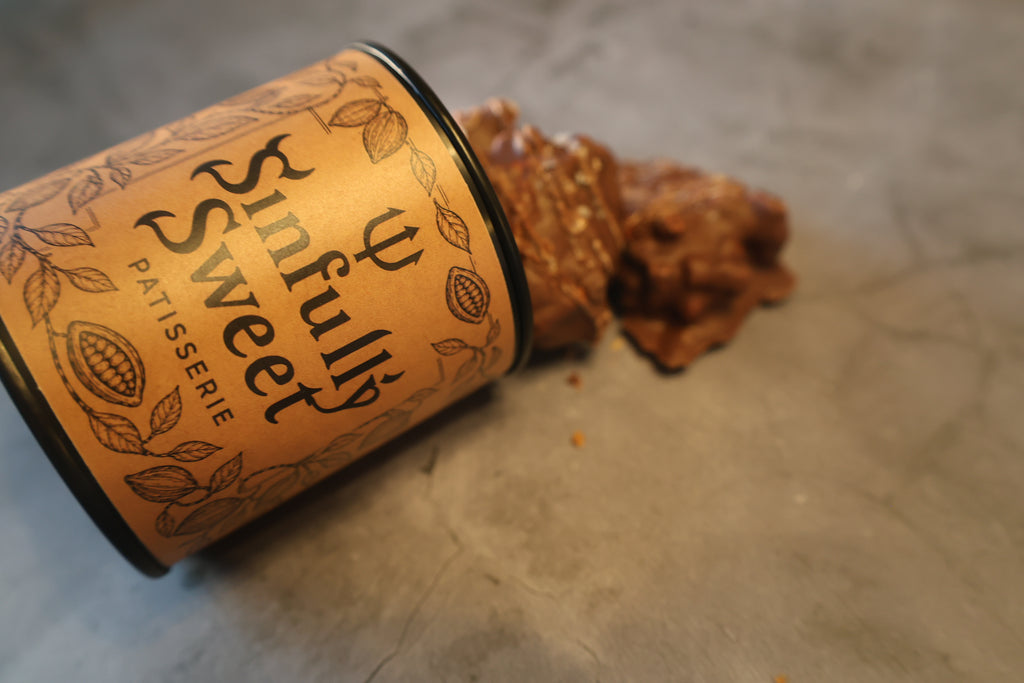 Salted caramel pretzel clusters