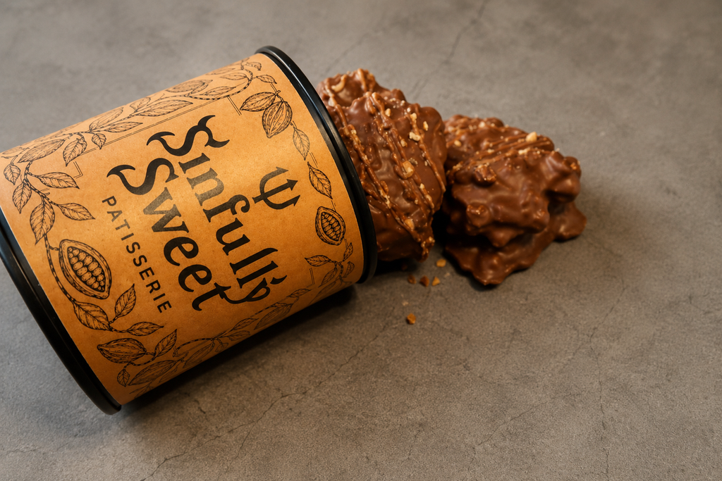 Salted caramel pretzel clusters
