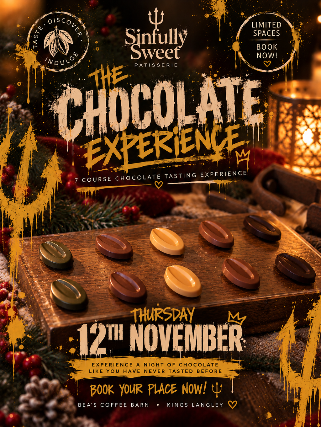 Chocolate tasting night November the 12th