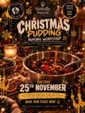 Christmas pudding workshop 25th November