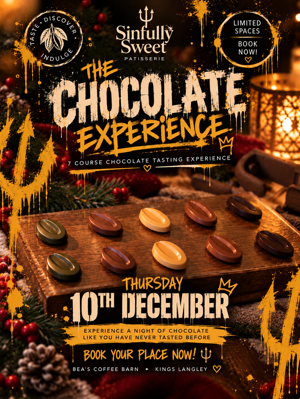 Chocolate tasting night December 10th