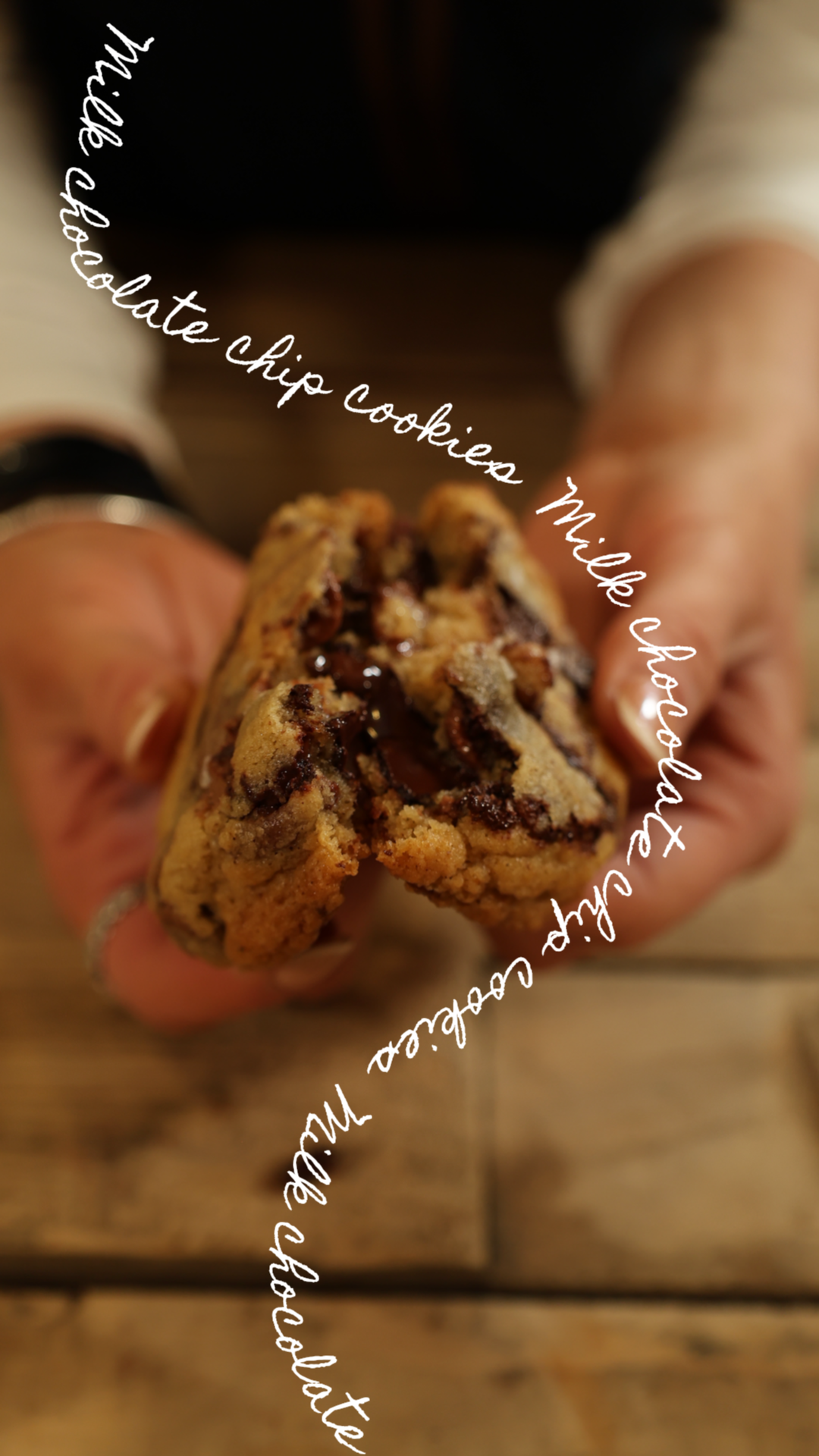 milk chocolate chip cookie